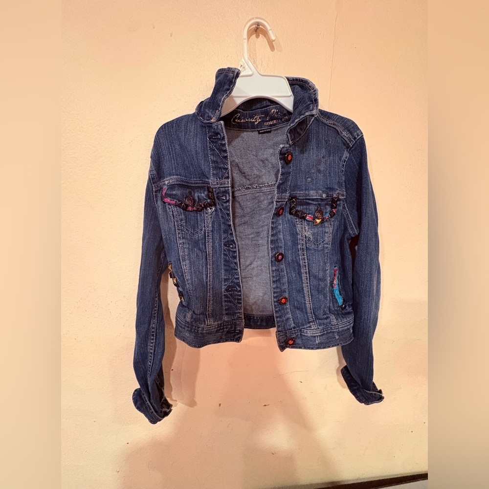 Marilyn Monroe Denim Jacket with Graphic Print - Picture 4 of 4